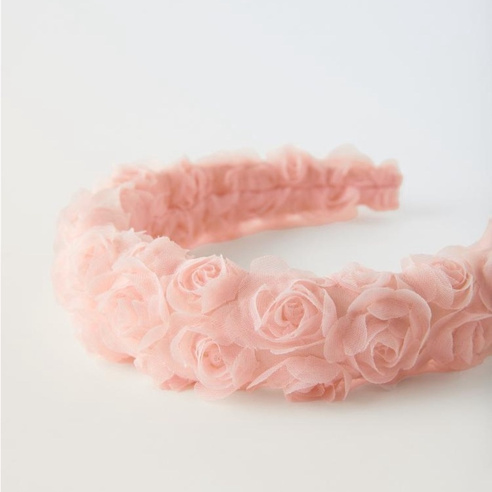 Zara Pink Ballerina Costume Floral Headband